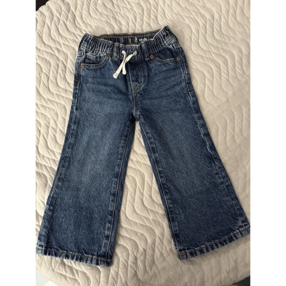 Baby Gap pull-on Stride jeans Size 3 Years Dark Wash